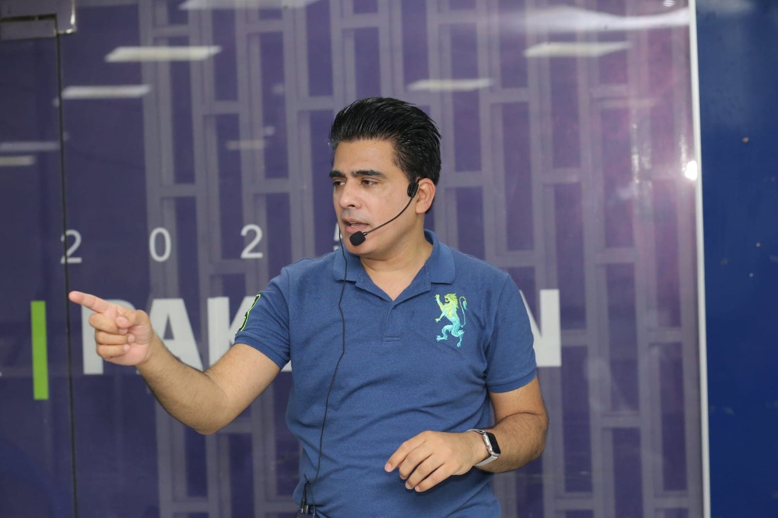 Sunny Ali presenting at a 2025 event