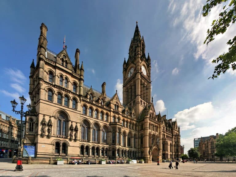 Manchester Town Hall and St Peter's Square