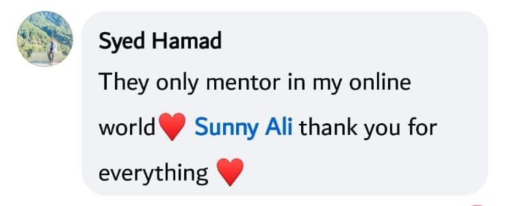 Community testimonial 1